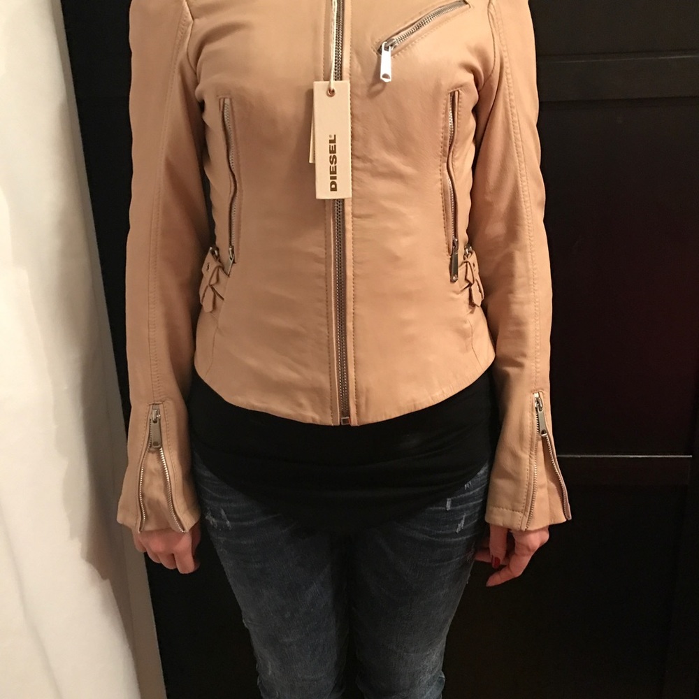 Brand New Diesel leather jacket